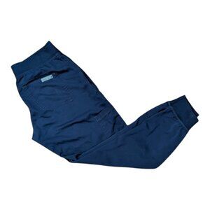 Med Couture 7710 Touch Women's Scrub Pant Yoga Jogger Navy Blue Sz Small Nursing
